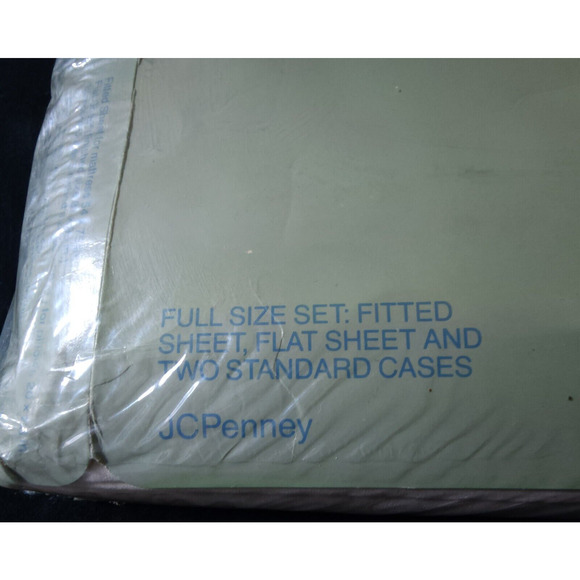 Vintage Floral Irregular Full Sheet Set Fitted & Flat Sheet / Double Pillowcases - Picture 3 of 7